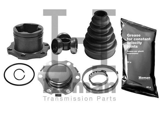 Jeu de joints, arbre de transmission HEMAN TJ06380