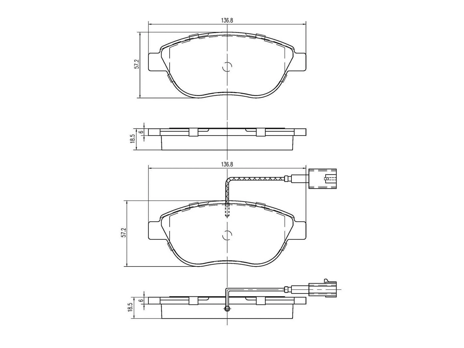 Kit de plaquettes de frein, frein à disque A.Z. Meisterteile AZMT-44-022-1111