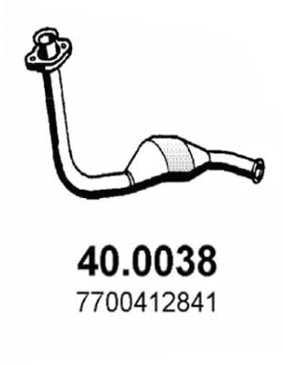 Catalyseur ASSO 40.0038