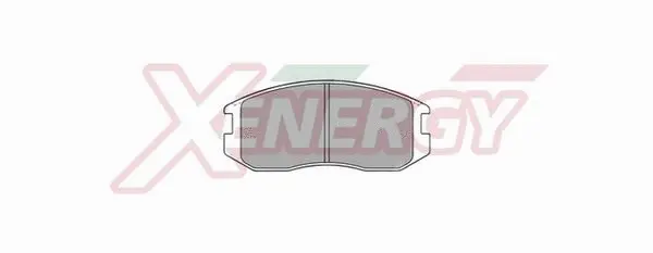 Kit de plaquettes de frein, frein à disque AP XENERGY X40495