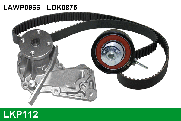 Pompe à eau + kit de courroie crantée LUCAS LKP112