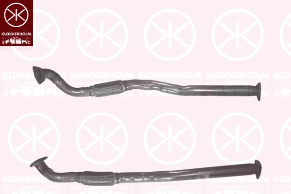 Tuyau d'échappement KLOKKERHOLM 50528631