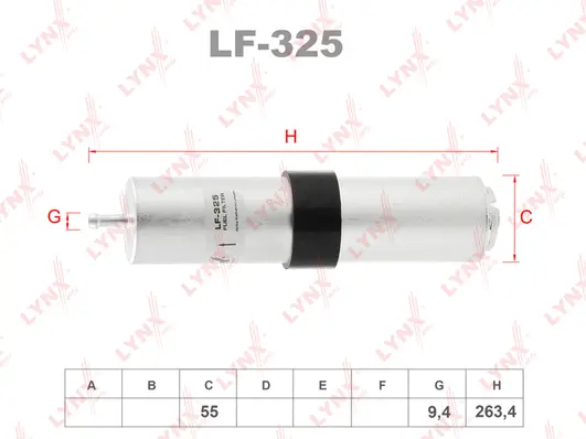 Filtre à carburant LYNXAUTO LF-325