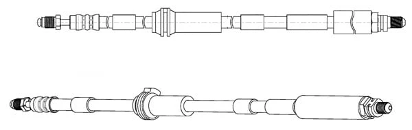 Flexible de frein CEF 512765