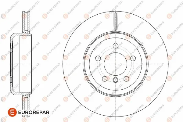 Disque de frein EUROREPAR 1676010080
