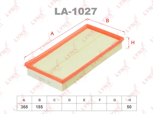Filtre à air LYNXAUTO LA-1027