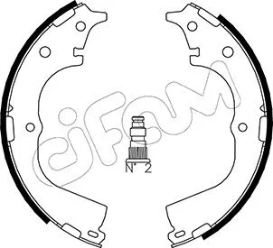 Jeu de mâchoires de frein CIFAM 153-426
