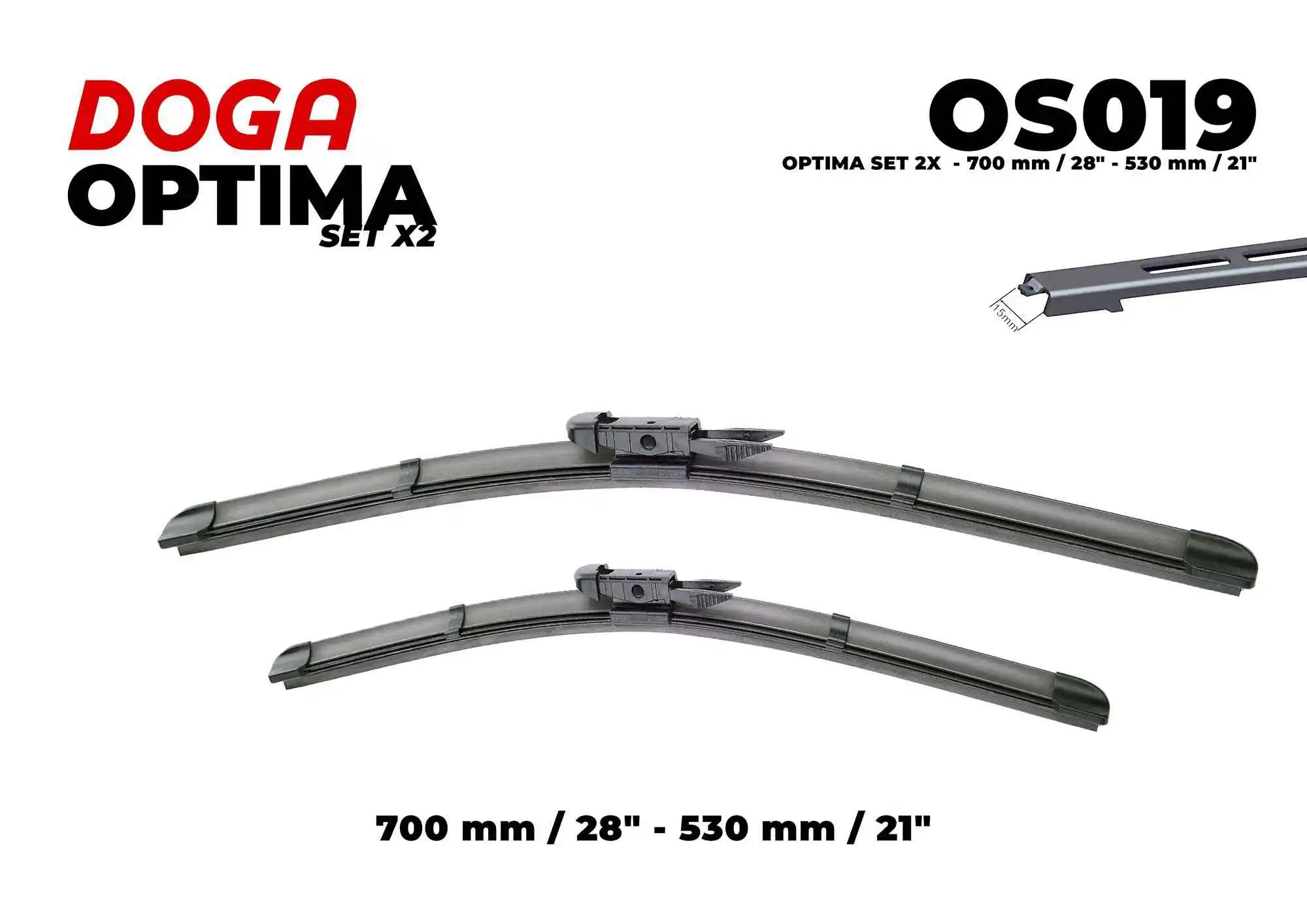 Balai d'essuie-glace DOGA OS019