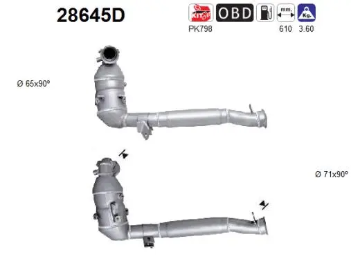 Catalyseur AS 28645D