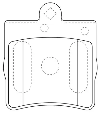 Kit de plaquettes de frein, frein à disque FIT FP0779