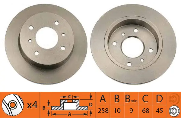 Disque de frein SB BR22110
