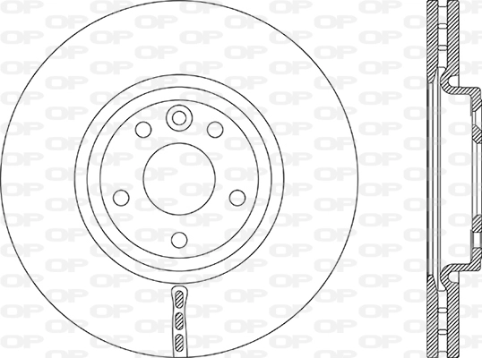 Disque de frein OPEN PARTS BDR2886.20