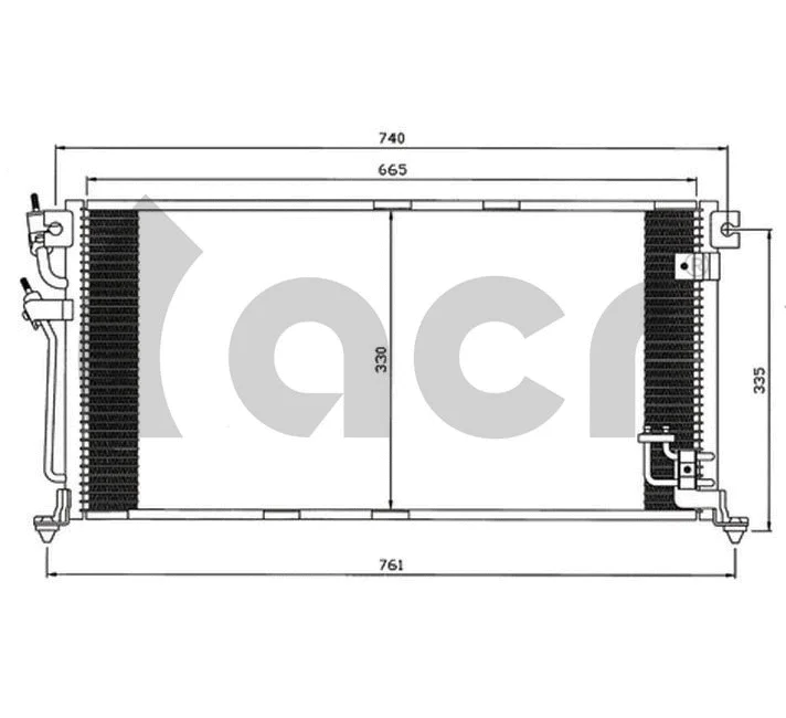 Condenseur, climatisation ACR 300586