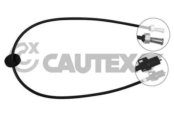 Câble flexible de commande de compteur CAUTEX 085111