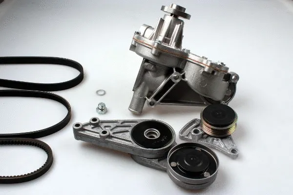 Pompe à eau+Jeu de courroie trapézoïdale à nervures GK K980156C