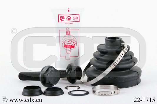 Jeu de joints-soufflets, arbre de commande CDX 22-1715