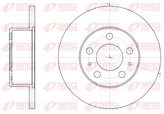 Disque de frein REMSA 6233.00