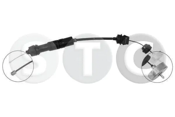 Tirette à câble, commande d'embrayage STC T480018