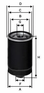 Filtre à huile UNIFLUX FILTERS XO315