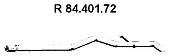 Tuyau d'échappement EBERSPÄCHER 84.401.72