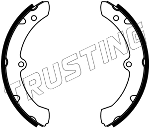 Jeu de mâchoires de frein TRUSTING 253.681