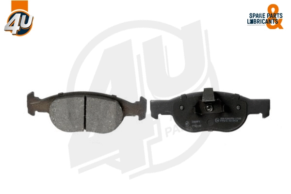 Kit de plaquettes de frein, frein à disque 4U Autoparts 22660FT