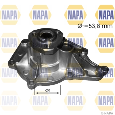 Pompe à eau, refroidissement du moteur NAPA NWP1043