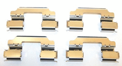 Kit d'accessoires, plaquette de frein à disque National FK3007PK