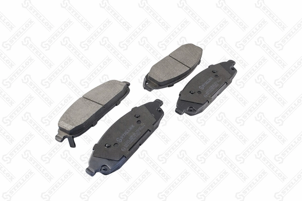 Kit de plaquettes de frein, frein à disque STELLOX 1184 002B-SX