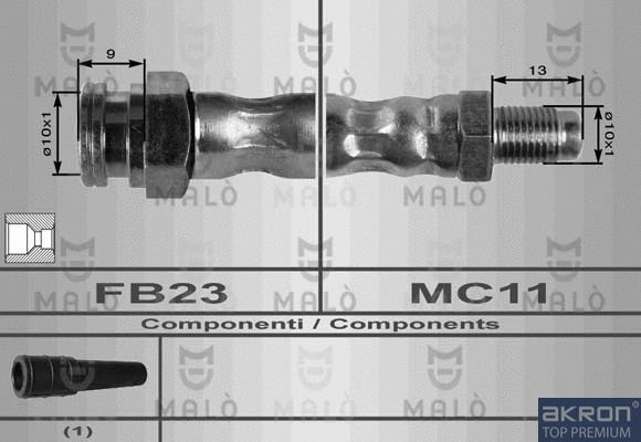 Flexible de frein AKRON-MALÒ 8390