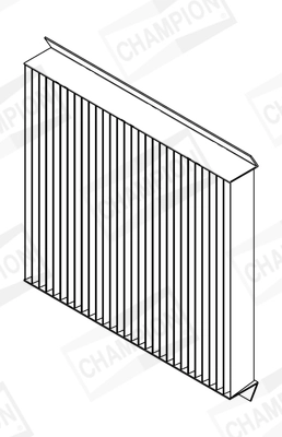 Filtre, air de l'habitacle CHAMPION CCF0354C