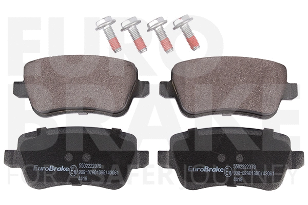 Kit de plaquettes de frein, frein à disque EUROBRAKE 5502222379