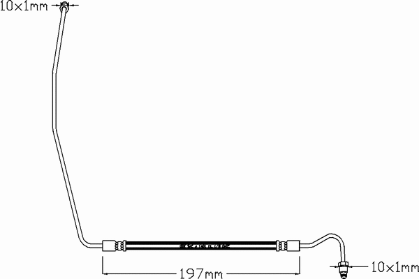 Flexible de frein JURATEK JBH1227R