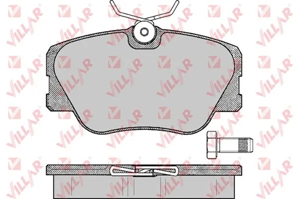 Kit de plaquettes de frein, frein à disque VILLAR 626.0280