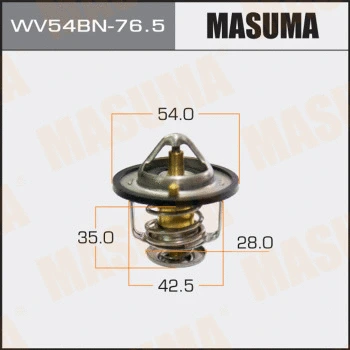 Thermostat, liquide de refroidissement MASUMA WV54BN-76.5