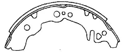 Jeu de mâchoires de frein SB BS21397