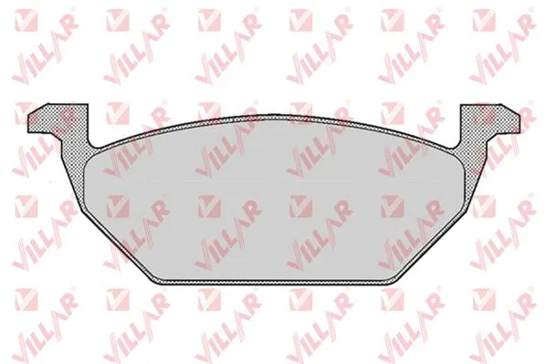 Kit de plaquettes de frein, frein à disque VILLAR 626.0668