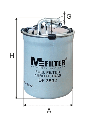 Filtre à carburant MFILTER DF 3532