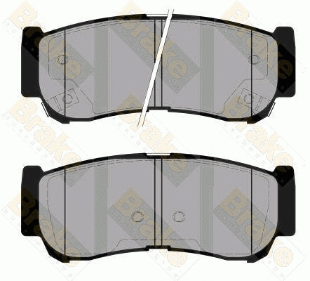 Kit de plaquettes de frein, frein à disque Brake ENGINEERING PA1771