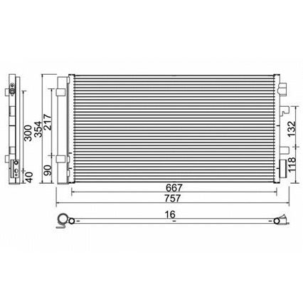 Condenseur, climatisation PowerMax 7110591