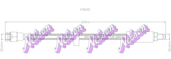 Flexible de frein KAWE H3622
