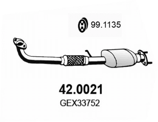 Catalyseur ASSO 42.0021