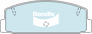 Kit de plaquettes de frein, frein à disque BENDIX-SEA DB1760 MKT