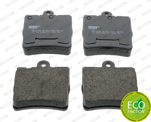 Kit de plaquettes de frein, frein à disque FERODO FDB1322