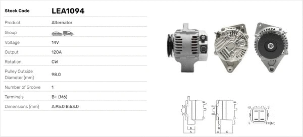Alternateur LUSA LEA1094