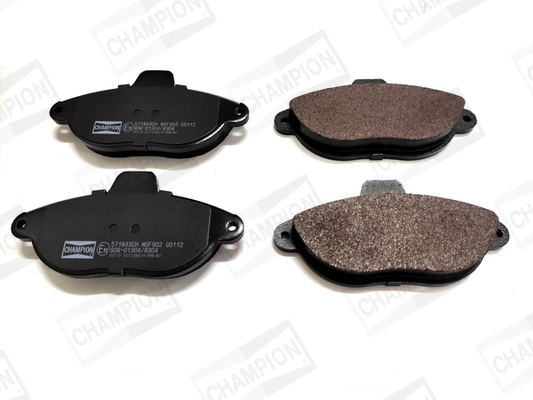 Kit de plaquettes de frein, frein à disque CHAMPION 571843CH