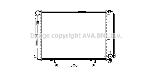 Radiateur, refroidissement du moteur PRASCO MS2067