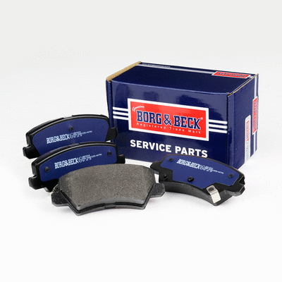 Kit de plaquettes de frein, frein à disque BORG & BECK BBP2810