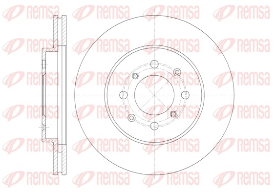 Disque de frein REMSA 61357.10