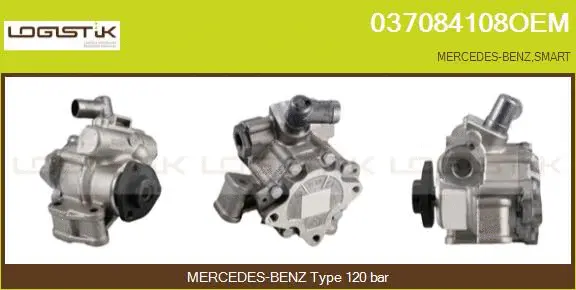 Pompe hydraulique, direction LGK 037084108OEM